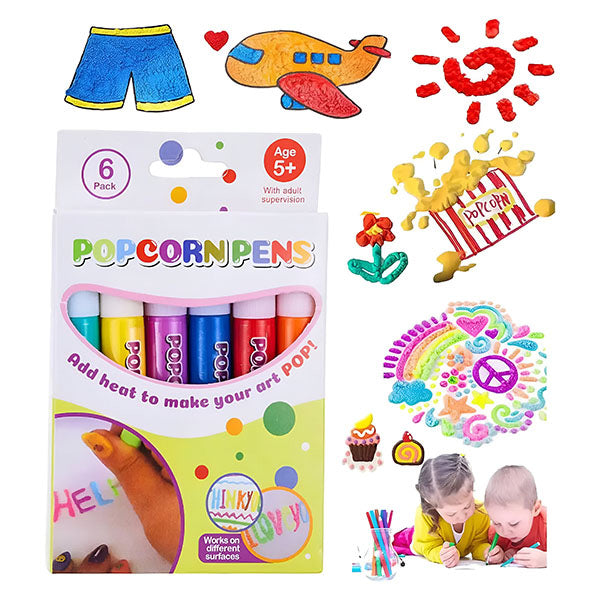 Hajszárítóval aktiválható puff rajztoll szett | PUFFPENS