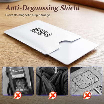 🛡️Hitelkártya RFID-árnyékoló tok – mágnesesség-vesztés elleni védelem