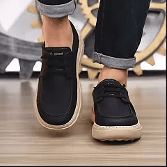 🎁Ultima zi pentru a te bucura de o reducere de 50%, nu o rata! ⏰Fabricați din piele de vițel australiană🐂Suport pentru picioare - ameliorează durerea de picioare✅Impermeabili și antiderapanți, confortabili la mers✅Eleganți și versatili.