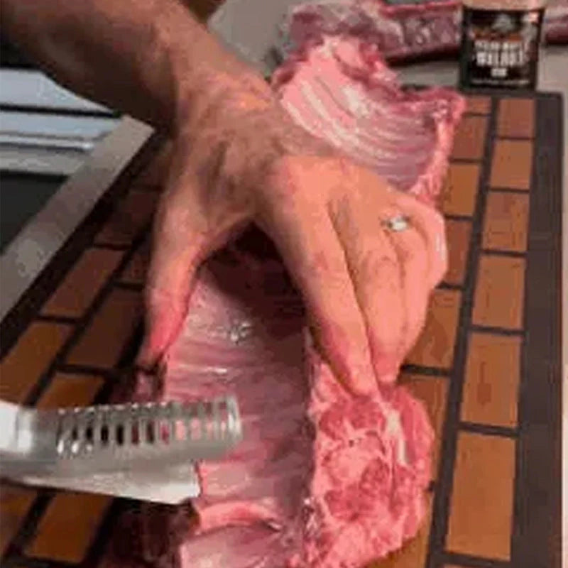 🔪 A bordák felületének gyors eltávolítása – rozsdamentes acélból készült bordakaparó csúszásgátló fogantyúval – utánvéttel 🍖