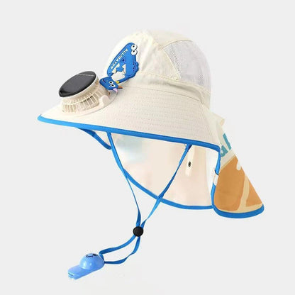 🌞👒 Napenergiával működő ventilátoros sapka – UPF50+ napvédelem + hűsítő szellőzés, a nyári szabadtéri séták „kis légkondicionálója”, utánvéttel
