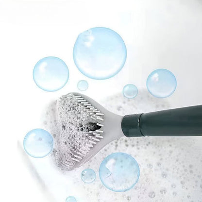 Fúrásmentes falra akasztható 360° WC tisztító kefe | FLUSHBRUSH