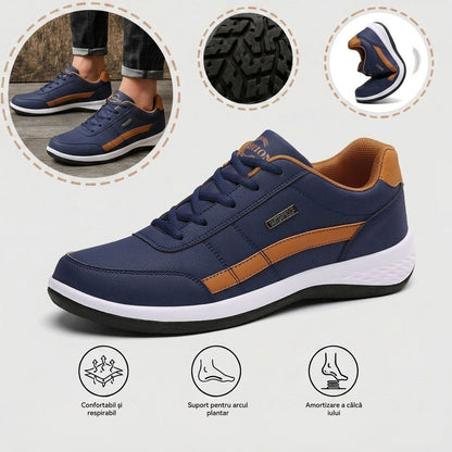 🎁Ultima zi pentru a te bucura de o reducere de 50%, nu o rata! ⏰Fabricați din piele de vițel australiană🐂Suport pentru picioare - ameliorează durerea de picioare✅Impermeabili și antiderapanți, confortabili la mers✅Eleganți și versatili.