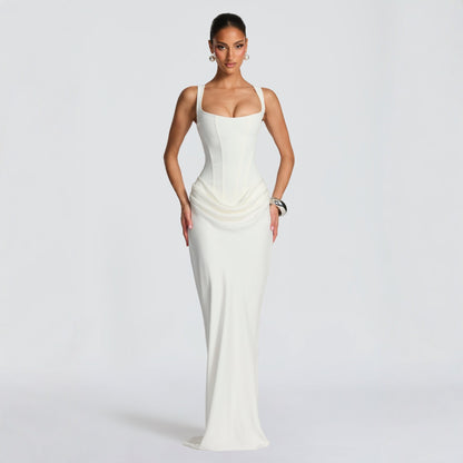 👗 Szexi, vállpánt nélküli ruha – elegáns, vállakat szabadon hagyó fazon, amely kiemeli a vonzó idomokat; randira, buliba és vacsorára egyaránt alkalmas, utánvéttel 💃