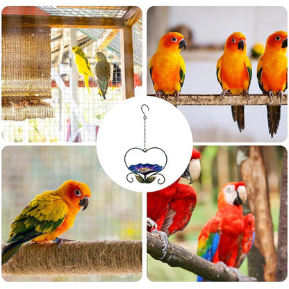 🐦 Kültéri, szív alakú, felakasztható madáretető