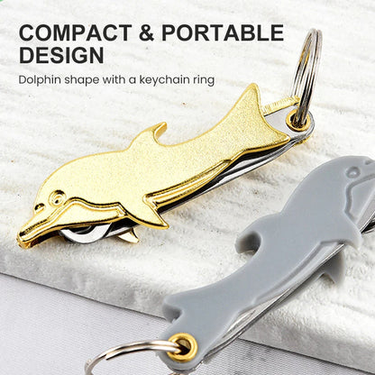 🐬 4 az 1-ben összecsukható rozsdamentes acél szájápoló szerszám szett | DENTAL TOOL