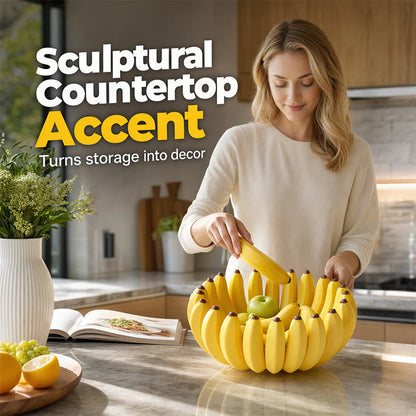 🍌✨ Kreatív banán alakú gyümölcsös tál, amely vidámságot csempész a konyhádba