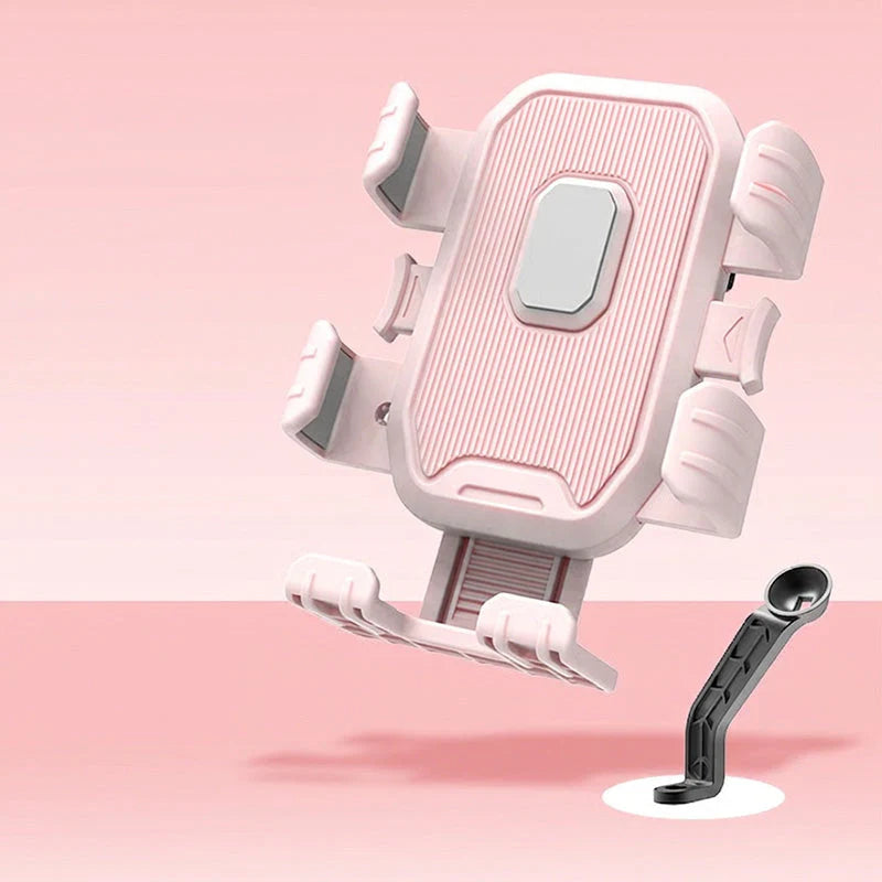 📱🚴 Kerékpáros navigációs funkcióval ellátott mobiltelefon-tartó – 🔒 Teljes körű lengéscsillapítás – Utánvéttel 🌟