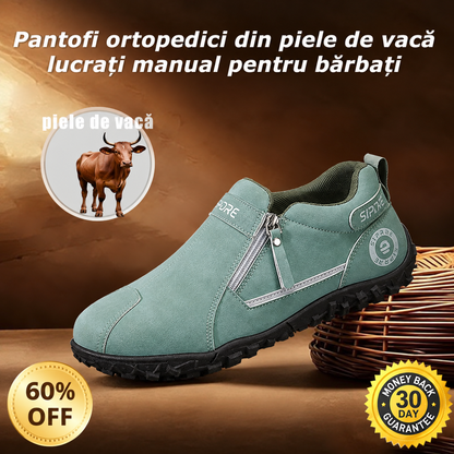 🎁Ultima zi pentru a te bucura de o reducere de 60%, nu o rata! ⏰Fabricați din piele de vițel australiană🐂Suport pentru picioare - ameliorează durerea de picioare✅Impermeabili și antiderapanți, confortabili la mers✅Eleganți și versatili.