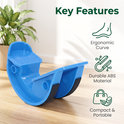 🦶 Ergonomikus hordozható lábnyújtó pad sportolók számára | STRETCHFOOT 🌿✨