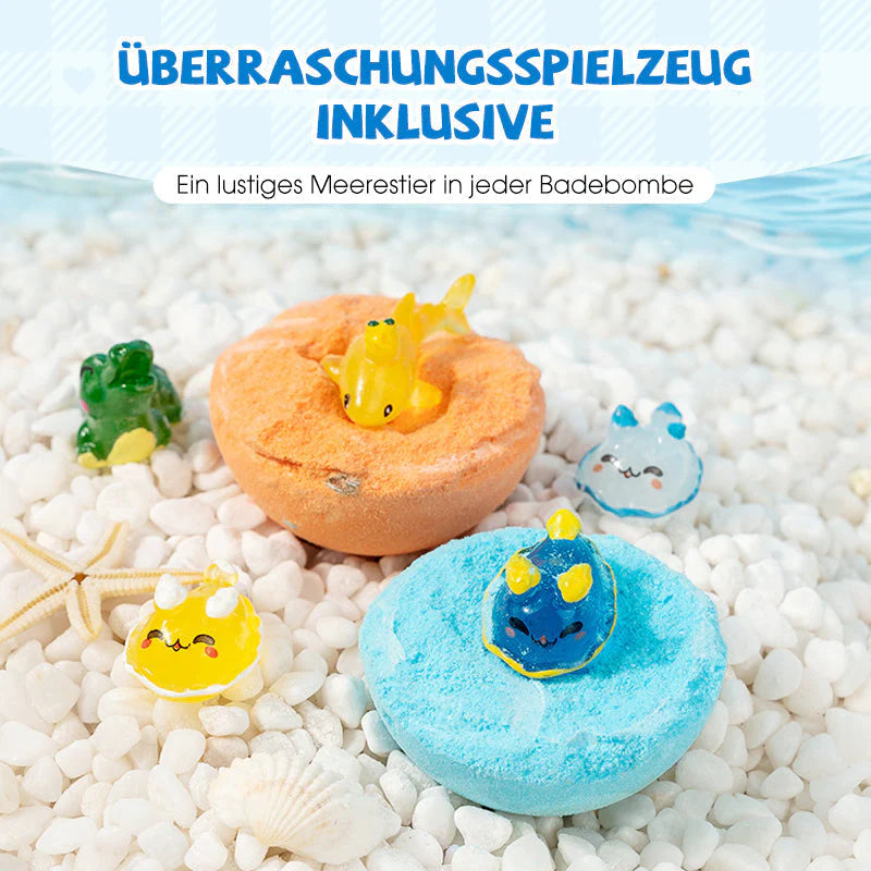 🎁🛁 12 darabos gyermekfürdőgolyó ajándékkészlet