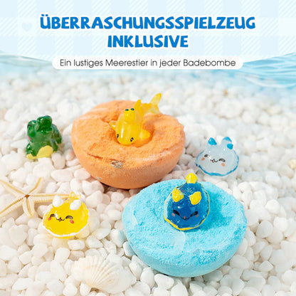 🎁🛁 12 darabos gyermekfürdőgolyó ajándékkészlet