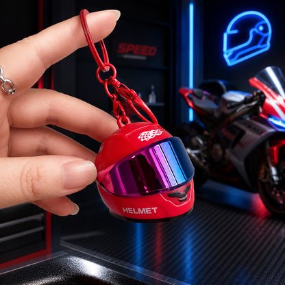 🏍️Eredeti mini motoros sisakos kulcstartó