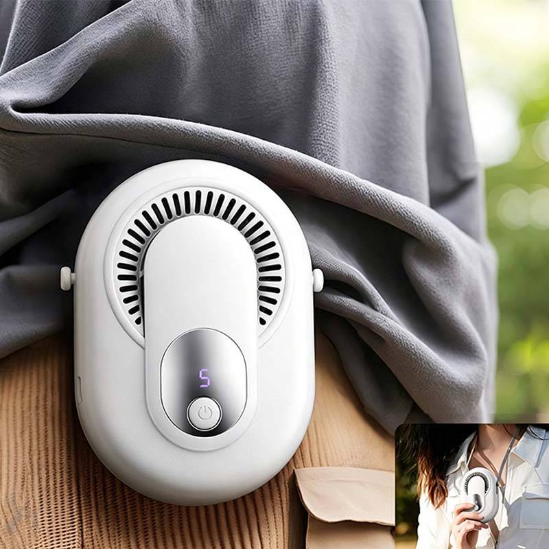 4 az 1-ben hordozható övventilátor digitális kijelzővel | COOLBELT