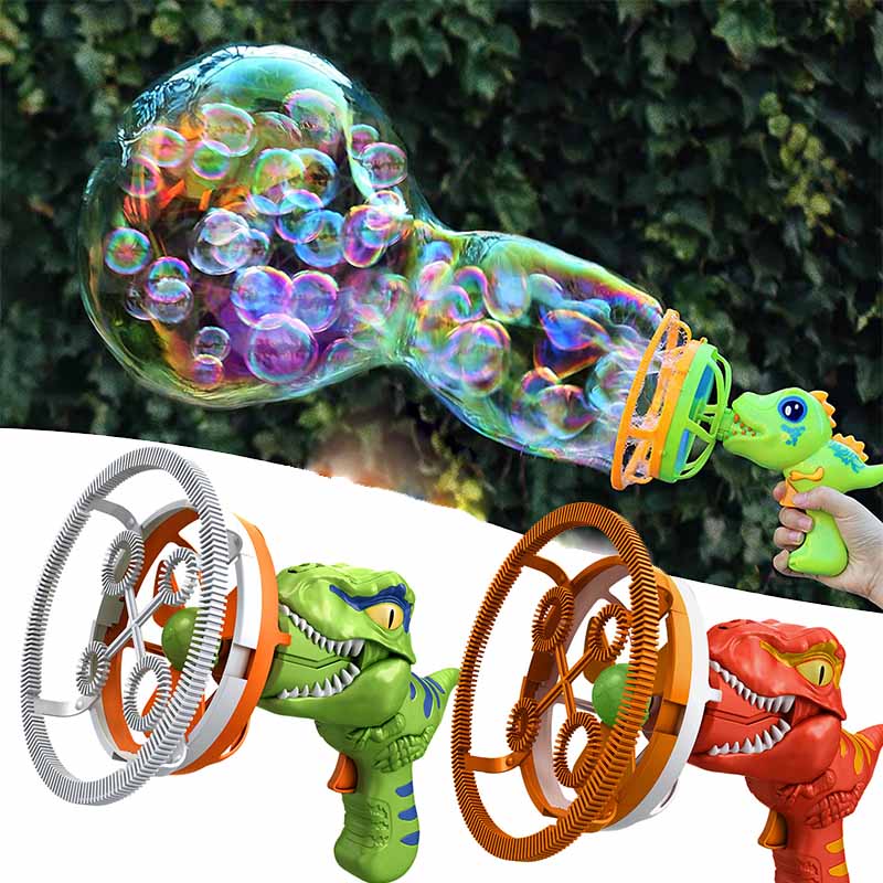 🎁✨ Adj egy különleges ajándékot a gyereknek! Elektromos láncos óriásbuborékfúvó – folyamatos varázslatos élmény, lenyűgöző látványosság 🌿🦖