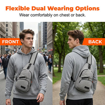 🎒 Most 50%-os kedvezménnyel! ⛰️ Szabadtéri sportos válltáska – sokoldalú, strapabíró és USB-csatlakozóval ellátott – elengedhetetlen kiegészítő a városi ingázók számára 🚴‍♂️