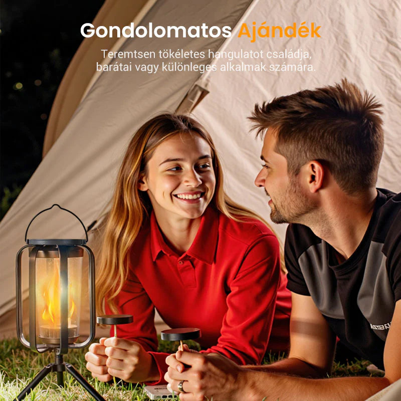 🌞Nyári akció 🔥4 üzemmóddal rendelkező kültéri napelemes zseblámpa