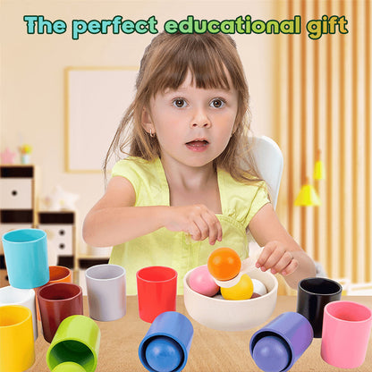 Montessori fa színosztályozó játék kisgyermekeknek | COLORSORT