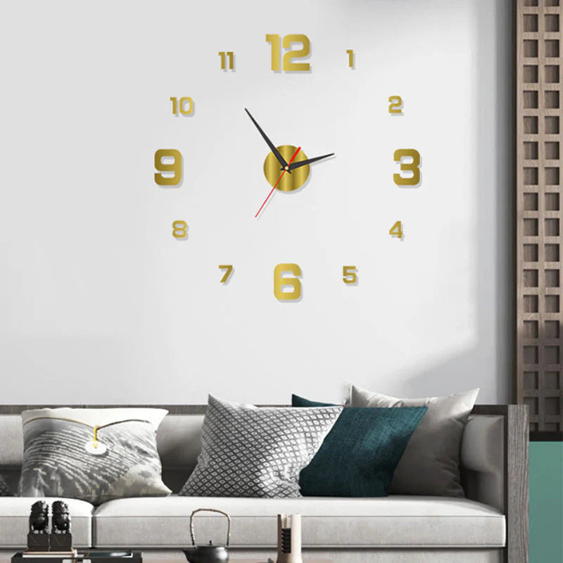 🕐✨3D-s világító akril falióra DIY-készlet
