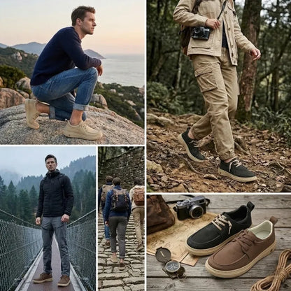 🎁Ultima zi pentru a te bucura de o reducere de 50%, nu o rata! ⏰Fabricați din piele de vițel australiană🐂Suport pentru picioare - ameliorează durerea de picioare✅Impermeabili și antiderapanți, confortabili la mers✅Eleganți și versatili.