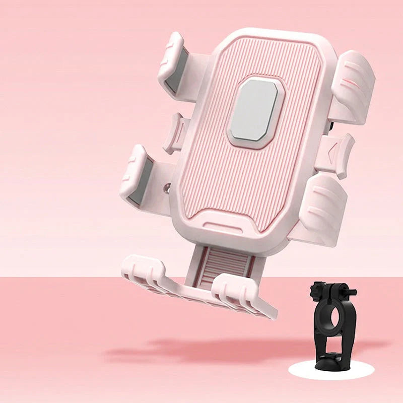 📱🚴 Kerékpáros navigációs funkcióval ellátott mobiltelefon-tartó – 🔒 Teljes körű lengéscsillapítás – Utánvéttel 🌟