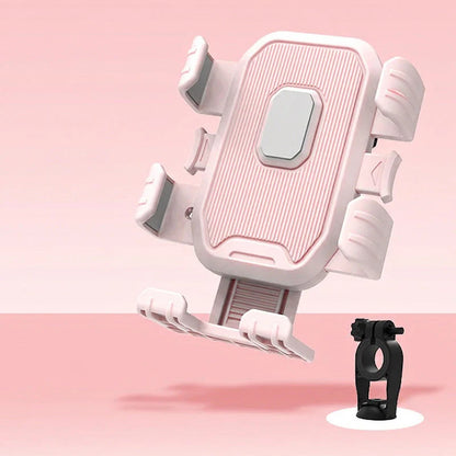 📱🚴 Kerékpáros navigációs funkcióval ellátott mobiltelefon-tartó – 🔒 Teljes körű lengéscsillapítás – Utánvéttel 🌟
