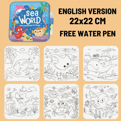 Újrafelhasználható tiszta gyerek rajzfüzet | WATERDRAW