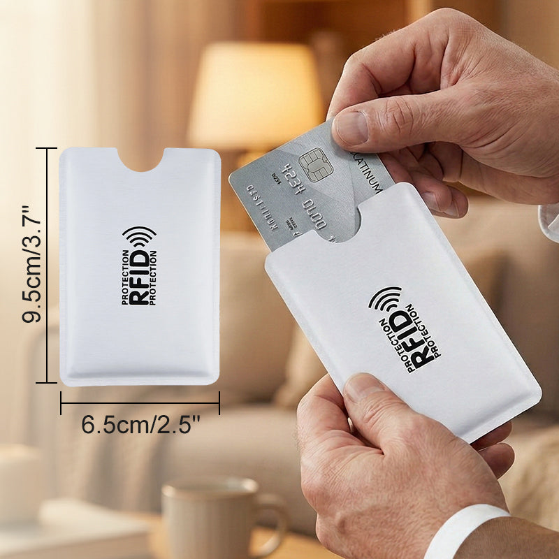 🛡️Hitelkártya RFID-árnyékoló tok – mágnesesség-vesztés elleni védelem