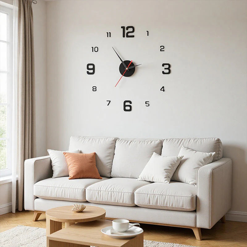 🕐✨3D-s világító akril falióra DIY-készlet