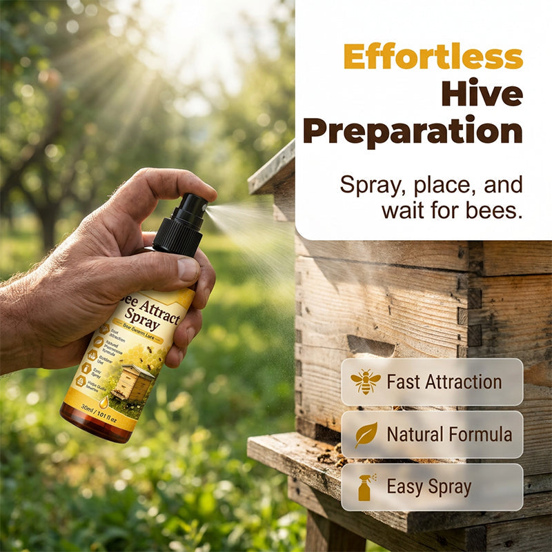 📢📢Vásárolj egyet, kapsz egyet ingyen! ⏰🐝 Természetes, kültéri méhcsalogató spray – növényi kivonatokkal csalogatja a méheket, fenntartható méhészeti megoldás, utánvéttel