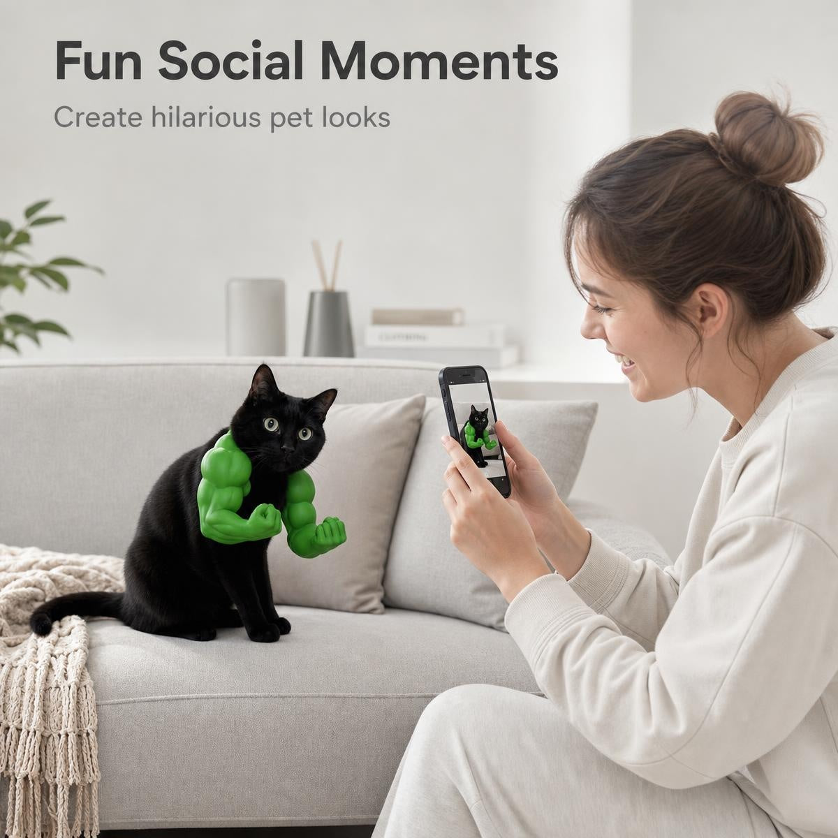 Vicces 3D izmos kar dísznyakörv macskák számára | CAT