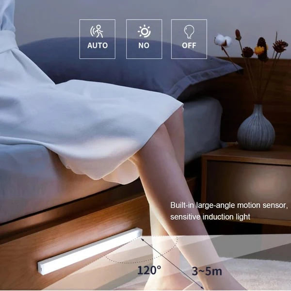 💡LED-es intelligens mágneses mozgásérzékelő – újratölthető🎉