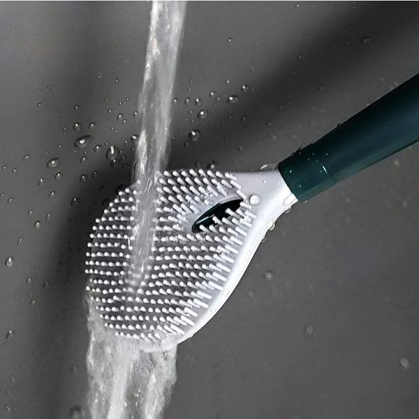 Fúrásmentes falra akasztható 360° WC tisztító kefe | FLUSHBRUSH