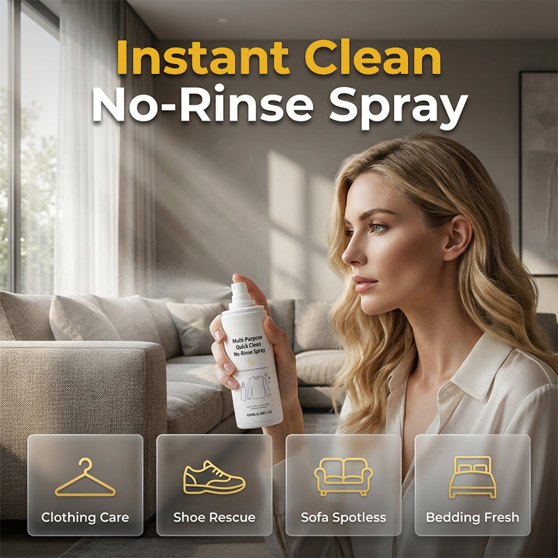 🧴 Többfunkciós gyors tisztító spray – egy spriccelés, egy törlés, víz nélkül, 99,9%-os szennyeződés- és baktériumeltávolítás, többféle felületen használható, utánvéttel
