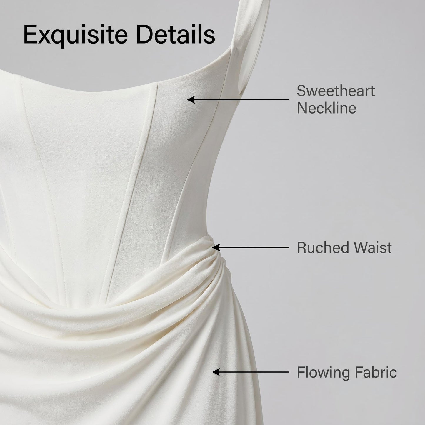 👗 Szexi, vállpánt nélküli ruha – elegáns, vállakat szabadon hagyó fazon, amely kiemeli a vonzó idomokat; randira, buliba és vacsorára egyaránt alkalmas, utánvéttel 💃