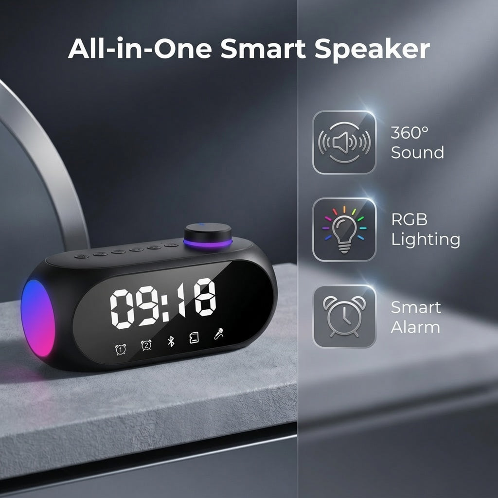 🎵 Bluetooth mini hangszóró – Erőteljes mélyhangok, hordozható, kültéri használatra alkalmas, vízálló, hosszú akkumulátor-élettartam, zene bárhová, utánvéttel