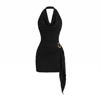 👗💫 Női, hátkivágású, karcsúsító, V-nyakú szabadidőruha