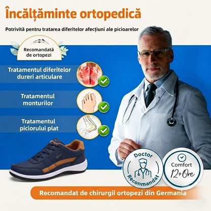 🎁Ultima zi pentru a te bucura de o reducere de 50%, nu o rata! ⏰Fabricați din piele de vițel australiană🐂Suport pentru picioare - ameliorează durerea de picioare✅Impermeabili și antiderapanți, confortabili la mers✅Eleganți și versatili.