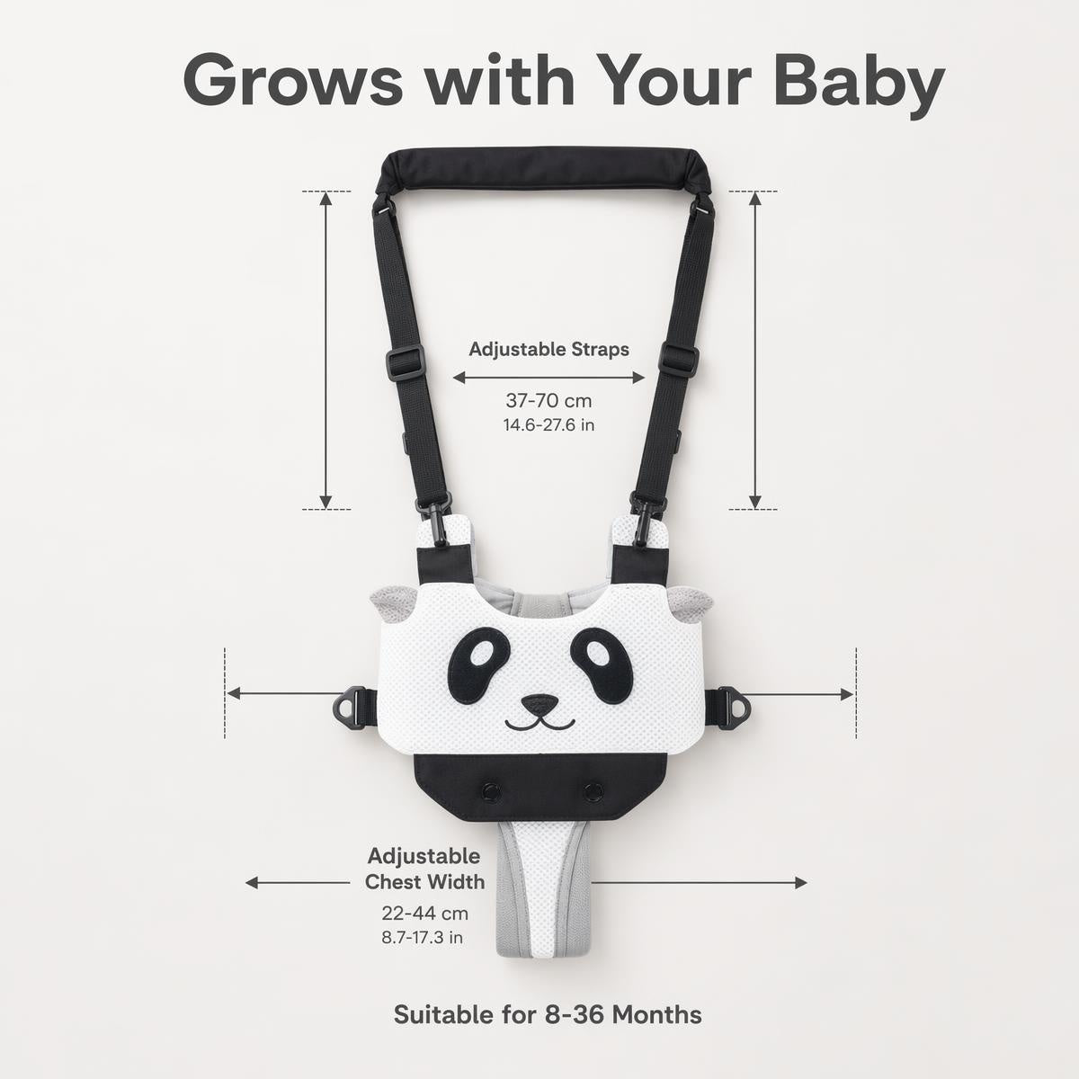 Állítható lélegző hálós babajárást segítő öv kisgyermekeknek | BABYWALK