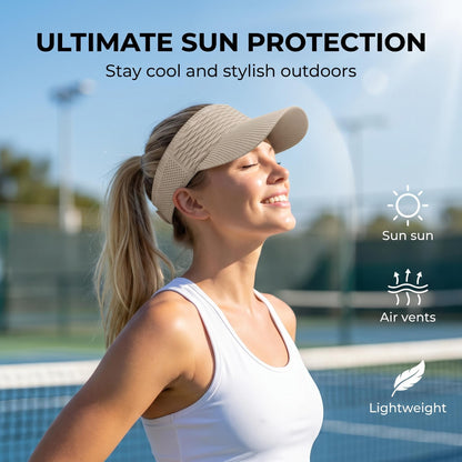 🧢🌞Egy rendkívül jól szellőző napellenző sapka, kifejezetten szabadtéri sportokhoz tervezve✨