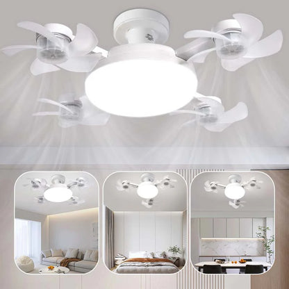 🌀 50% kedvezmény💥 LED-es világítással és távirányítóval ellátott mennyezeti ventilátor