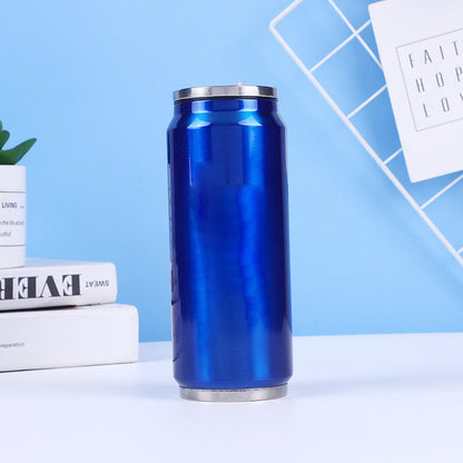 🥤✨ Kétrétegű rozsdamentes acél kólásdobozos hőszigetelő pohár – klasszikus retro kialakítás, hosszú ideig tartó hő- és hűtésmegtartás, hordozható, szivárgásmentes