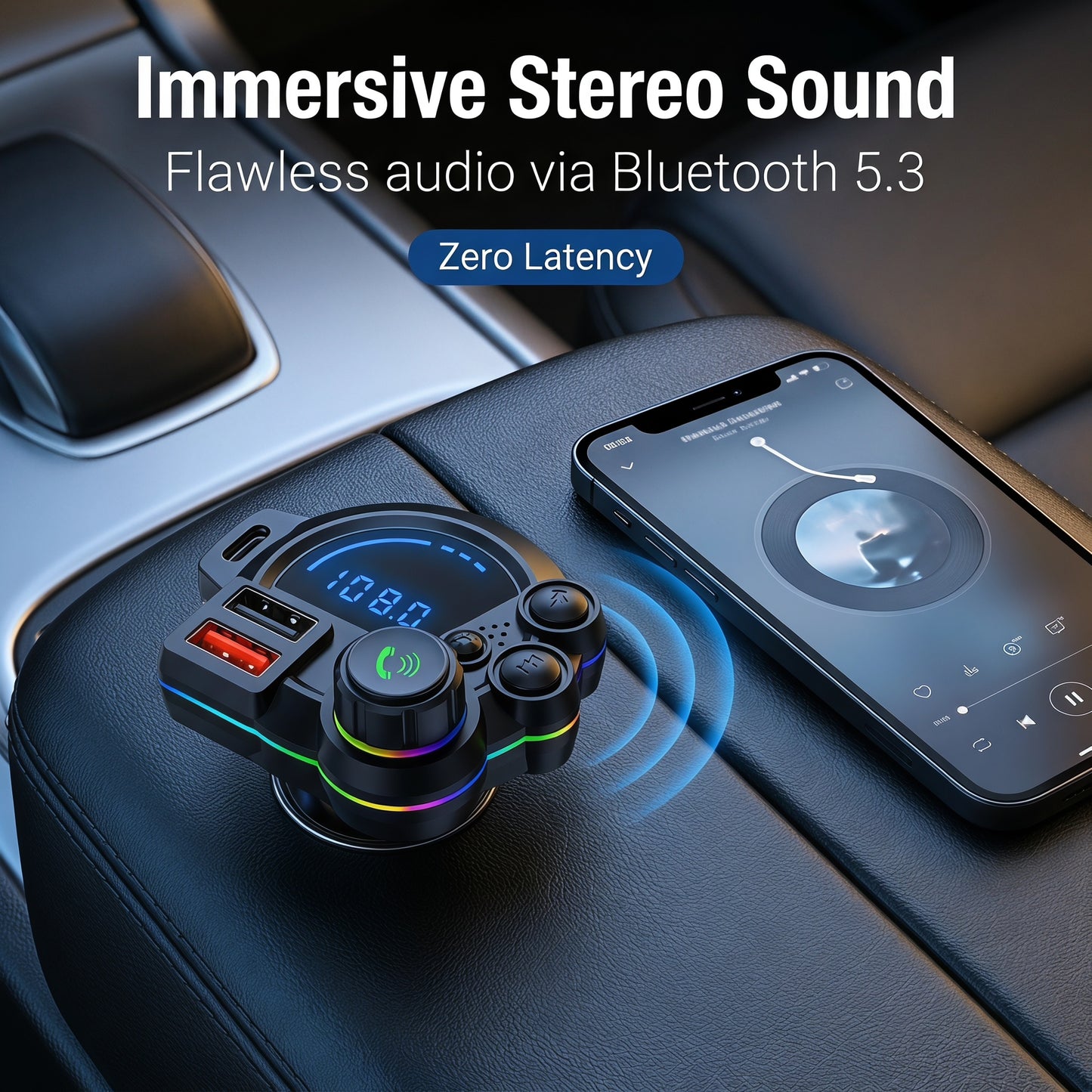Autós Bluetooth FM-adó | CARFM