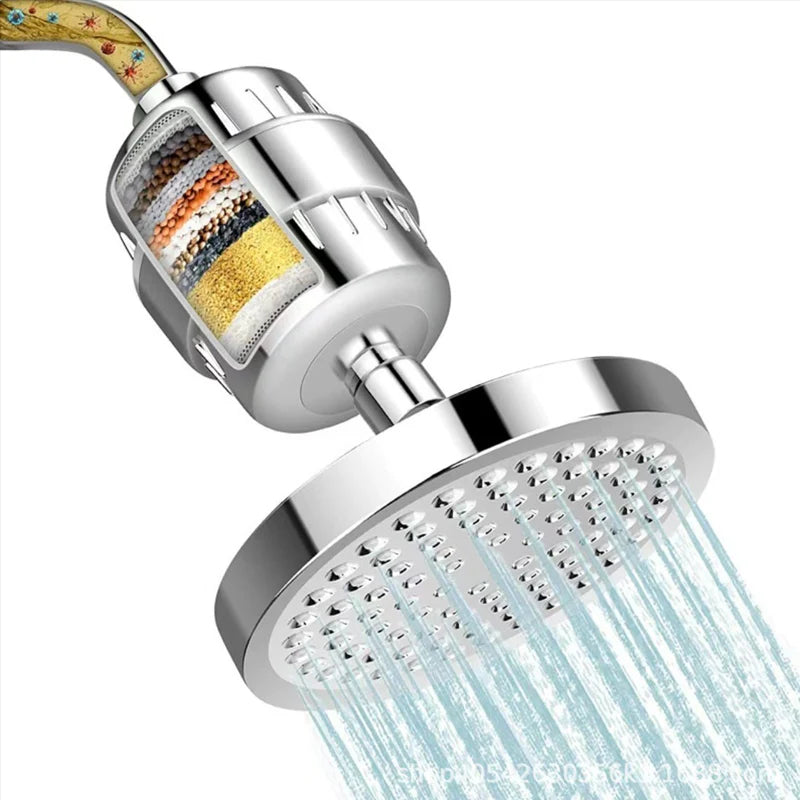💧20-szintű szűrővel ellátott zuhanyfej, 5 különböző sugárzási móddal