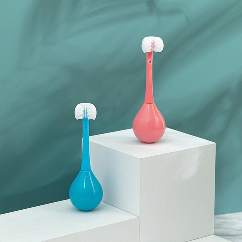 Billenő háromoldalas gyermekfogkefe | KIDBRUSH