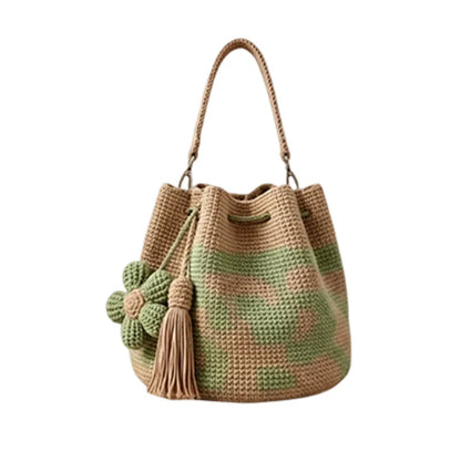🧶 Női, kézzel horgolt hordtáska