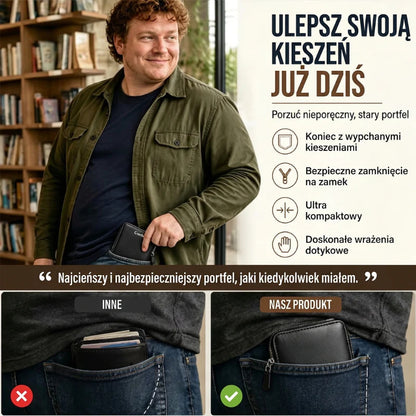 💳 Többfunkciós pénztárca (🛡️ RFID-árnyékoló réteggel) – utánvéttel