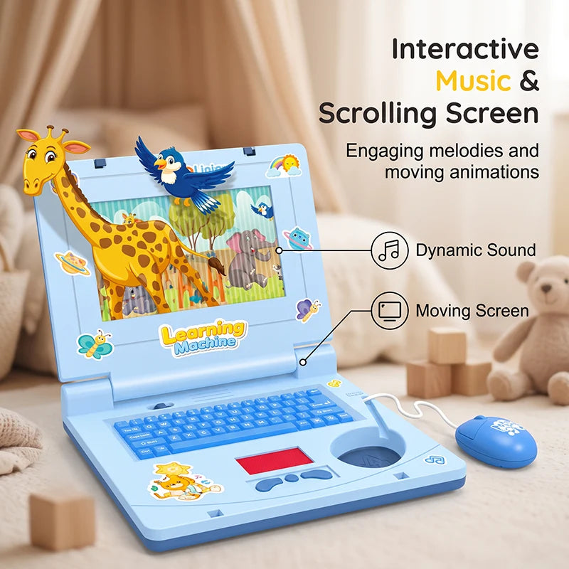 Gyerekek oktató játék laptop | LEARNING LAPTOP