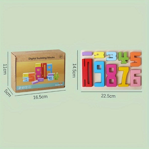 Montessori matematikai fejlesztő fajáték | NUMBLOCK