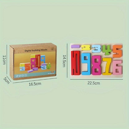 Montessori matematikai fejlesztő fajáték | NUMBLOCK